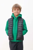Vestă copii SOL'S Stream BW Lightweight Padded Bodywarmer personalizată, pe model