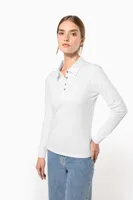 Tricou polo damă Kariban Jersey personalizat, pe model