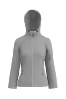 Hanorac damă Legend Classics 3-LAYER Detachable Softshell personalizat, gri