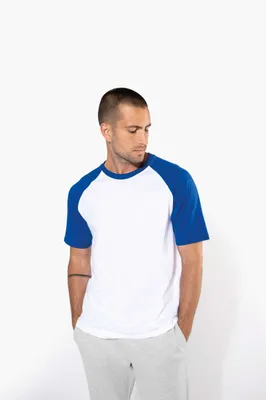 Tricou bărbați Kariban Baseball Short-sleeved Two-tone