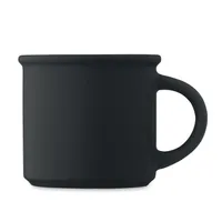 Cană ceramică mată 300 ml personalizată, vedere spate