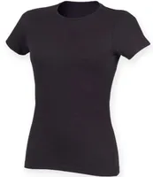 Tricou damă SF Clothing Feel Good Stretch T personalizat, pe model