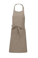 Șorț Kariban Cotton With Pocket personalizat, maro