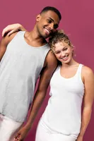 Tricou bărbați Kariban Eco-friendly Tanktop personalizat, pe model