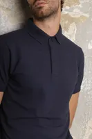 Tricou polo bărbați Neoblu Owen Piqué With Concealed Placket personalizat, pe model