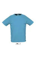 Tricou bărbați SOL'S Sporty Raglan Sleeved personalizat, albastru