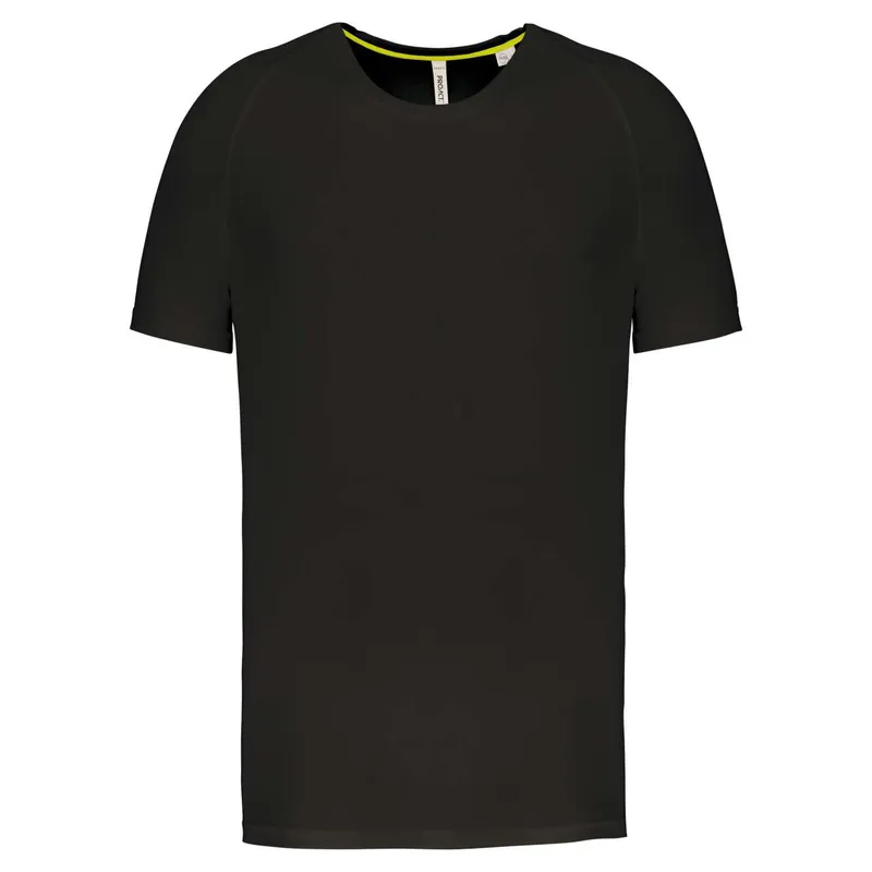 Tricou bărbați Proact Recycled Round Neck Sports personalizat, negru