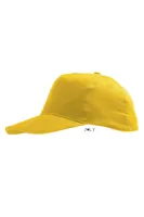 Șapcă copii SOL'S Sunny Five Panels personalizată, galben
