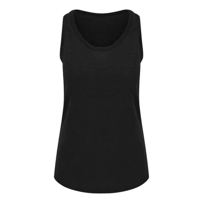 Vestă damă Just Ts Tri-blend Vest personalizată, negru