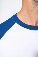 Tricou bărbați Kariban Baseball Short-sleeved Two-tone personalizat, pe model
