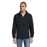 Jachetă polar unisex Sol's Ness Sweat Fleece 1/4 Zip personalizată, navy