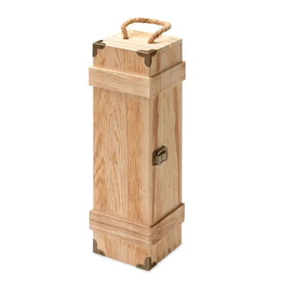 Cutie vin din lemn Paulownia personalizat