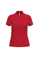 Tricou polo damă iDeal Basic Pique personalizat, roșu
