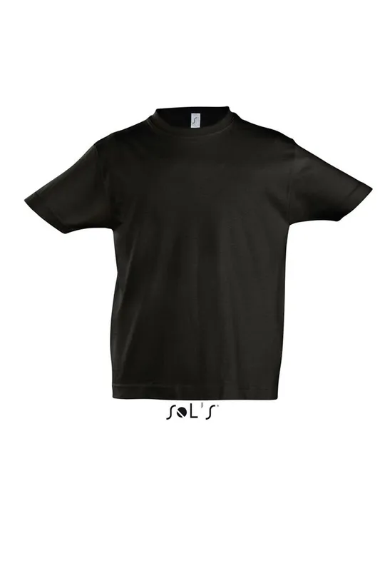 Tricou copii SOL'S Imperial Round Neck personalizat, negru
