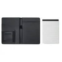 Portofoliu A5 300D RPET personalizat, vedere detaliu