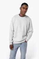 Bluză bărbați Kariban Crew Neck personalizată, pe model