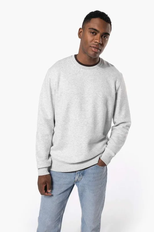 Bluză bărbați Kariban Crew Neck personalizată, pe model