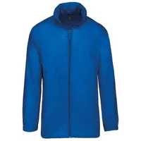 Jachetă unisex Kariban Unlined Windbreaker personalizată, albastru