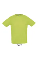 Tricou bărbați SOL'S Sporty Raglan Sleeved personalizat, verde