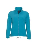 Jachetă polar damă SOL'S North Zipped Fleece personalizată, albastru