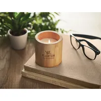 Lumânare pe bază de plante personalizat, vedere zona de personalizare