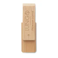 USB MO1001 din bambus 16GB  -16GB personalizat, vedere spate