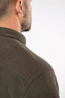 Jachetă polar bărbați Kariban Sherpa-lined Fleece Overshirt personalizată, pe model