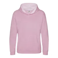 Hanorac copii Just Hoods Varsity personalizat, roz
