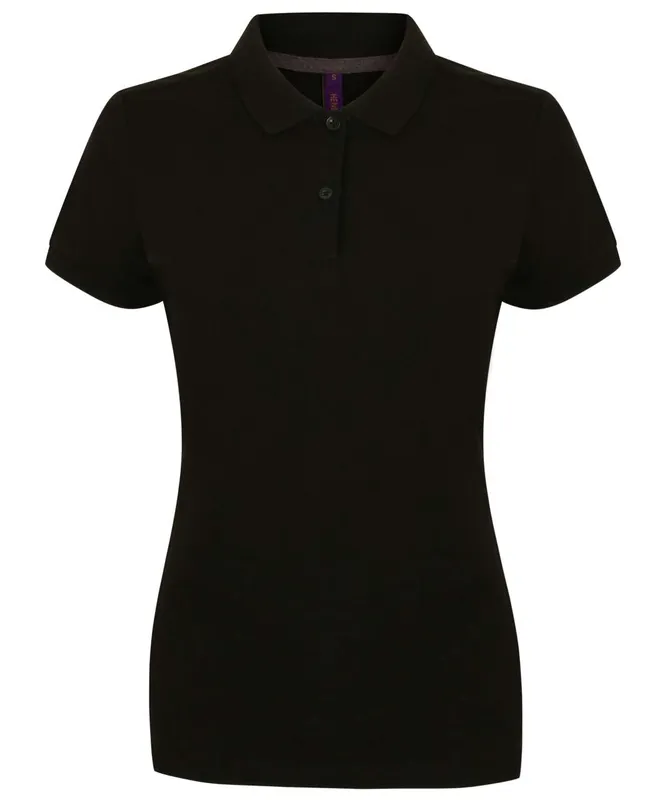 Tricou polo damă Henbury Micro-fine Cotton Pique