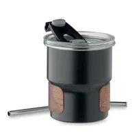 Pahar cu un singur perete 260 ml personalizat, vedere lateral