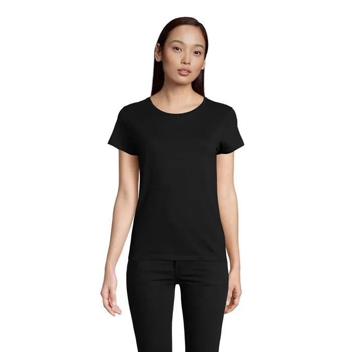 Tricou PIONEER WOMEN 175g personalizat, deep black