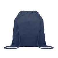Pungă bumbac reciclat 140 g/m² MO24202-3 personalizată, albastru