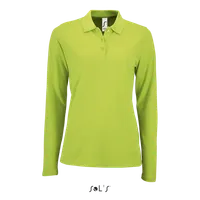 Tricou polo damă SOL'S Perfect Lsl Piqué personalizat, verde