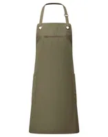 Șorț Premier ‘barley Contrast Stitch Sustainable Bib personalizat, verde