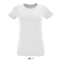 Tricou damă SOL'S Regent Fit Round Collar Fitted personalizat, alb