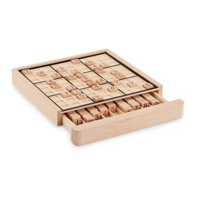 Joc de masă sudoku din lemn personalizat