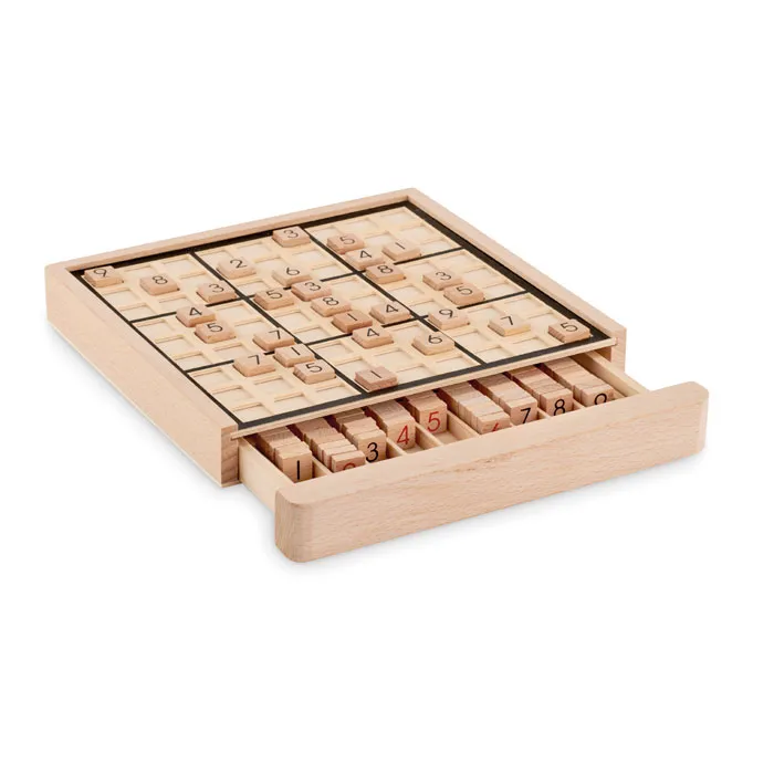 Joc de masă sudoku din lemn