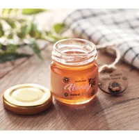 Borcan de miere din flori 50gr personalizat, în context
