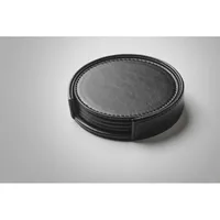 Set 4 suporturi de pahare PU personalizat, vedere detaliu