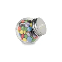 Ciocolată în borcănaş (30g) personalizată, vedere zona de personalizare