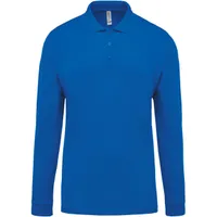 Tricou polo bărbați Kariban Piqué personalizat, albastru
