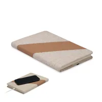 Notebook A5 cu încărcător 15W personalizat