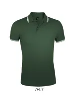 Tricou polo bărbați SOL'S Pasadena personalizat, verde