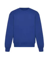 Bluză unisex Just Hoods Signature Heavyweight Sweat personalizată, albastru