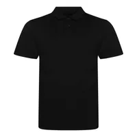 Tricou polo bărbați Just Polos Tri-blend personalizat, negru