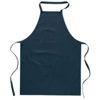 Şorţ bucătărie bumbac personalizat, albastru marin francez
