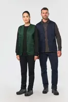 Vestă unisex Designed To Work Polycotton Multi-pocket Vest personalizată, pe model