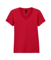 Tricou damă Gildan Softstyle™ V-neck personalizat, roșu