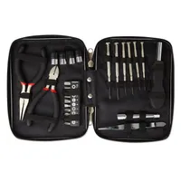 Set de scule în cutie aluminiu personalizat, vedere spate