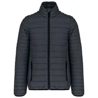 Jachetă bărbați Kariban Lightweight Padded personalizată, gri